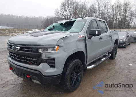 2024 Chevrolet Silverado 1500 4Wd Short Bed Lt Trail Boss из США, поврежденный, VIN 3GCUDFED2RG154724